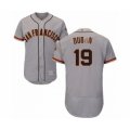 San Francisco Giants #19 Mauricio Dubon Grey Road Flex Base Authentic Collection Baseball Player Jersey