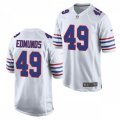 Buffalo Bills #49 Tremaine Edmunds Nike White Alternate Retro Vapor Limited Jersey