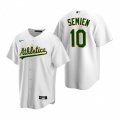 Nike Oakland Athletics #10 Marcus Semien White Home Stitched Baseball Jersey
