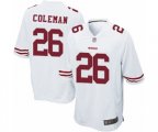San Francisco 49ers #26 Tevin Coleman Game White Football Jersey