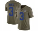 Dallas Cowboys #3 Mike White Limited Olive 2017 Salute to Service Football Jersey
