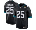 Jacksonville Jaguars #25 D.J. Hayden Game Teal Black Team Color Football Jersey