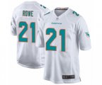Miami Dolphins #21 Eric Rowe Game White Football Jersey