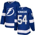 Tampa Bay Lightning #54 Carter Verhaeghe Premier Royal Blue Home NHL Jersey
