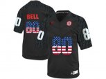 2016 US Flag Fashion Men's Nebraska Cornhuskers Kenny Bell #80 College Football Jersey - Black
