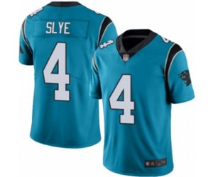 Carolina Panthers #4 Joey Slye Limited Blue Rush Vapor Untouchable Football Jersey