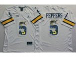 Michigan Wolverines #5 Jabrill Peppers White Player Fashion Stitched NCAA Jersey