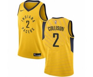 Indiana Pacers #2 Darren Collison Swingman Gold NBA Jersey Statement Edition
