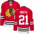 CCM Chicago Blackhawks #21 Stan Mikita Premier Red New Throwback NHL Jersey
