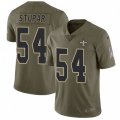 New Orleans Saints #54 Nate Stupar Limited Olive 2017 Salute to Service NFL Jersey