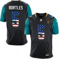 Jacksonville Jaguars #5 Blake Bortles Elite Black Alternate USA Flag Fashion NFL Jersey