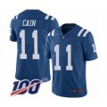 Indianapolis Colts #11 Deon Cain Limited Royal Blue Rush Vapor Untouchable 100th Season Football Jersey