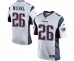 New England Patriots #26 Sony Michel Game White Football Jersey