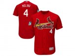 St. Louis Cardinals #4 Yadier Molina Red 2017 Spring Training Flexbase Authentic Collection Stitched Baseball Jersey