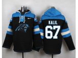 Carolina Panthers #67 Ryan Kalil Black Player Pullover NFL Hoodie