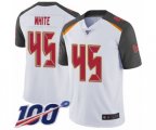 Tampa Bay Buccaneers #45 Devin White Vapor Untouchable Limited Player 100th Season Football Jersey