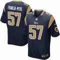 Los Angeles Rams #57 John Franklin-Myers Game Navy Blue Team Color NFL Jersey