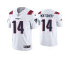 New England Patriots #14 Ty Montgomery White Vapor Untouchable Limited Stitched Jersey