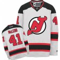 New Jersey Devils #41 Michael McLeod Authentic White Away NHL Jersey