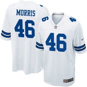Dallas Cowboys #46 Alfred Morris Game White NFL Jersey