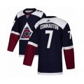 Colorado Avalanche #7 Kevin Connauton Authentic Navy Blue Alternate Hockey Jersey