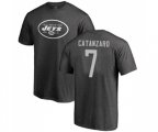 New York Jets #7 Chandler Catanzaro Ash One Color T-Shirt