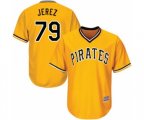 Pittsburgh Pirates Williams Jerez Replica Gold Alternate Cool Base Baseball Player Jersey