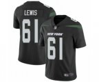 New York Jets #61 Alex Lewis Black Alternate Vapor Untouchable Limited Player Football Jersey