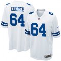 Dallas Cowboys #64 Jonathan Cooper Game White NFL Jersey
