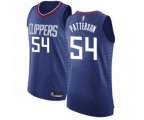 Los Angeles Clippers #54 Patrick Patterson Authentic Blue Basketball Jersey - Icon Edition