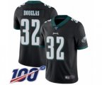 Philadelphia Eagles #32 Rasul Douglas Black Alternate Vapor Untouchable Limited Player 100th Season Football Jersey