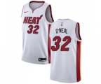 Miami Heat #32 Shaquille O'Neal Authentic Basketball Jersey - Association Edition