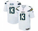 Los Angeles Chargers #13 Keenan Allen New Elite White Football Jersey