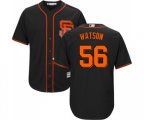 San Francisco Giants #56 Tony Watson Replica Black Alternate Cool Base Baseball Jersey