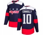 Washington Capitals #10 Brett Connolly Authentic Navy Blue 2018 Stadium Series NHL Jersey
