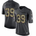 Seattle Seahawks #39 Dontae Johnson Limited Black 2016 Salute to Service NFL Jersey