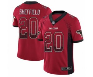 Atlanta Falcons #20 Kendall Sheffield Limited Red Rush Drift Fashion Football Jersey