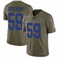 Dallas Cowboys #59 Anthony Hitchens Limited Olive 2017 Salute to Service NFL Jersey