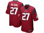 Houston Texans #27 Jose Altuve Game Red Alternate NFL Jersey