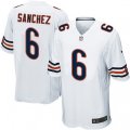 Chicago Bears #6 Mark Sanchez Game White NFL Jersey