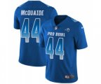Los Angeles Rams #44 Jacob McQuaide Limited Royal Blue 2018 Pro Bowl Football Jersey