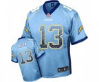 Los Angeles Chargers #13 Keenan Allen Elite Electric Blue Drift Fashion Football Jersey
