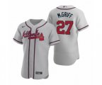 Atlanta Braves Fred McGriff Nike Gray Authentic 2020 Road Jersey