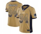 Los Angeles Rams #94 John Franklin-Myers Limited Gold Rush Drift Fashion Football Jersey