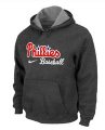 Philadelphia Phillies Pullover Hoodie D.Grey
