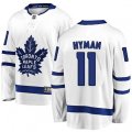 Toronto Maple Leafs #11 Zach Hyman Fanatics Branded White Away Breakaway NHL Jersey