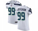 Seattle Seahawks #99 Quinton Jefferson White Vapor Untouchable Elite Player Football Jersey