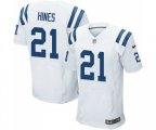 Indianapolis Colts #21 Nyheim Hines Elite White Football Jersey