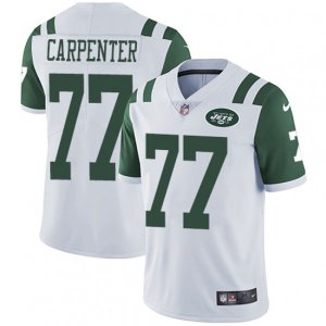New York Jets #77 James Carpenter White Vapor Untouchable Limited Player NFL Jersey
