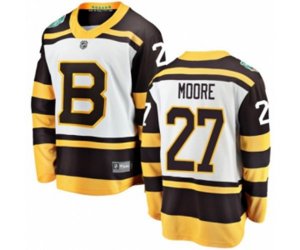 Boston Bruins #27 John Moore White 2019 Winter Classic Fanatics Branded Breakaway NHL Jersey